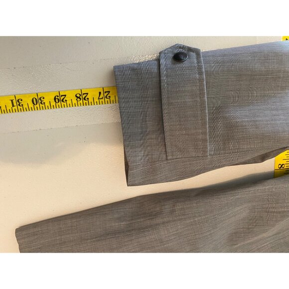 Kirkland Gray Hooded Trench Coat Adjustable Belt & Button Cuffs XXL - Picture 11 of 12